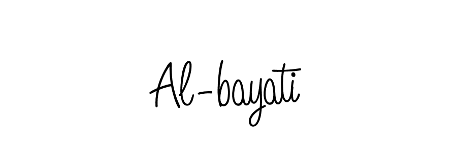 Also You can easily find your signature by using the search form. We will create Al-bayati name handwritten signature images for you free of cost using Angelique-Rose-font-FFP sign style. Al-bayati signature style 5 images and pictures png