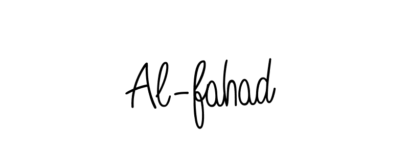 Make a beautiful signature design for name Al-fahad. Use this online signature maker to create a handwritten signature for free. Al-fahad signature style 5 images and pictures png