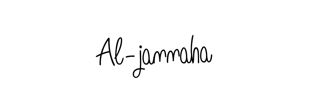 Design your own signature with our free online signature maker. With this signature software, you can create a handwritten (Angelique-Rose-font-FFP) signature for name Al-jannaha. Al-jannaha signature style 5 images and pictures png