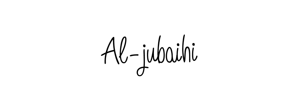 Create a beautiful signature design for name Al-jubaihi. With this signature (Angelique-Rose-font-FFP) fonts, you can make a handwritten signature for free. Al-jubaihi signature style 5 images and pictures png