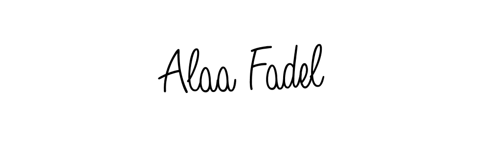 if you are searching for the best signature style for your name Alaa Fadel. so please give up your signature search. here we have designed multiple signature styles  using Angelique-Rose-font-FFP. Alaa Fadel signature style 5 images and pictures png