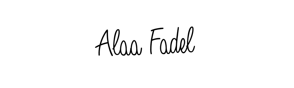 Alaa Fadel stylish signature style. Best Handwritten Sign (Angelique-Rose-font-FFP) for my name. Handwritten Signature Collection Ideas for my name Alaa Fadel. Alaa Fadel signature style 5 images and pictures png