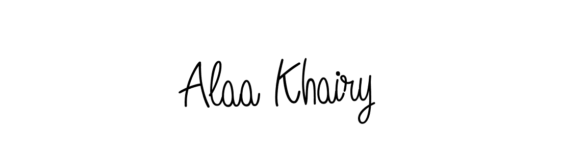 Alaa Khairy stylish signature style. Best Handwritten Sign (Angelique-Rose-font-FFP) for my name. Handwritten Signature Collection Ideas for my name Alaa Khairy. Alaa Khairy signature style 5 images and pictures png