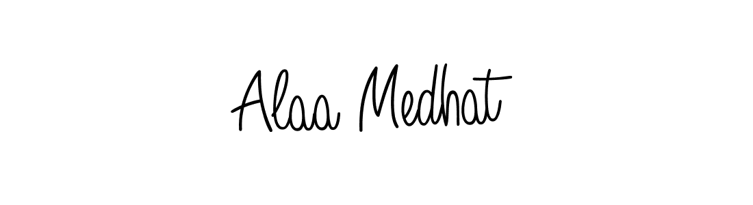 This is the best signature style for the Alaa Medhat name. Also you like these signature font (Angelique-Rose-font-FFP). Mix name signature. Alaa Medhat signature style 5 images and pictures png