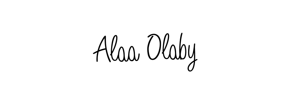 How to Draw Alaa Olaby signature style? Angelique-Rose-font-FFP is a latest design signature styles for name Alaa Olaby. Alaa Olaby signature style 5 images and pictures png