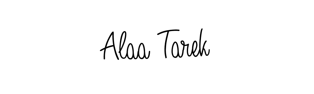 How to make Alaa Tarek name signature. Use Angelique-Rose-font-FFP style for creating short signs online. This is the latest handwritten sign. Alaa Tarek signature style 5 images and pictures png