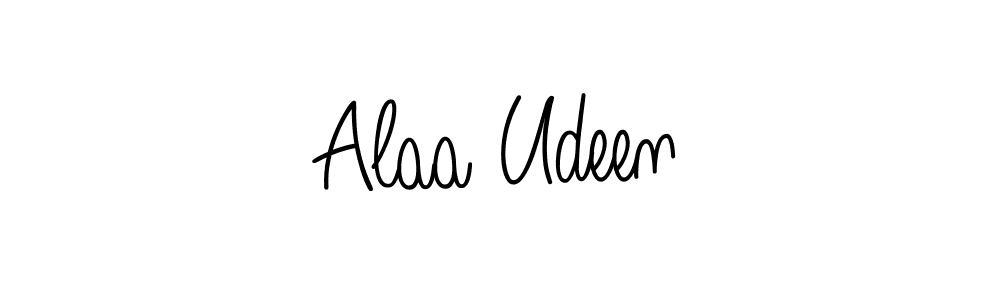 Make a beautiful signature design for name Alaa Udeen. Use this online signature maker to create a handwritten signature for free. Alaa Udeen signature style 5 images and pictures png