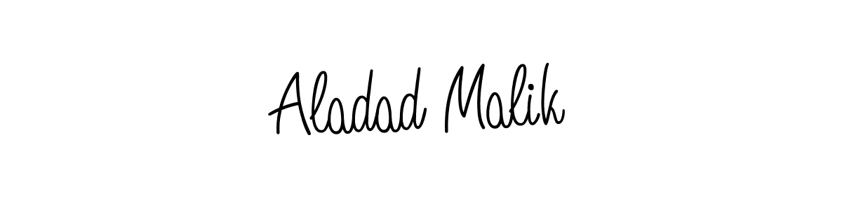 Design your own signature with our free online signature maker. With this signature software, you can create a handwritten (Angelique-Rose-font-FFP) signature for name Aladad Malik. Aladad Malik signature style 5 images and pictures png