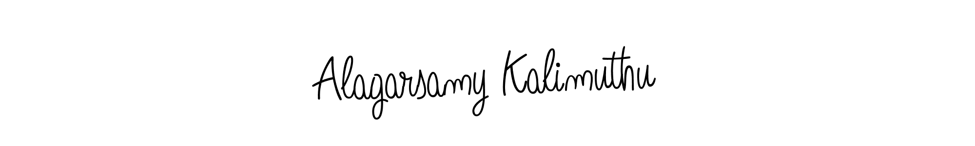 Make a beautiful signature design for name Alagarsamy Kalimuthu. With this signature (Angelique-Rose-font-FFP) style, you can create a handwritten signature for free. Alagarsamy Kalimuthu signature style 5 images and pictures png