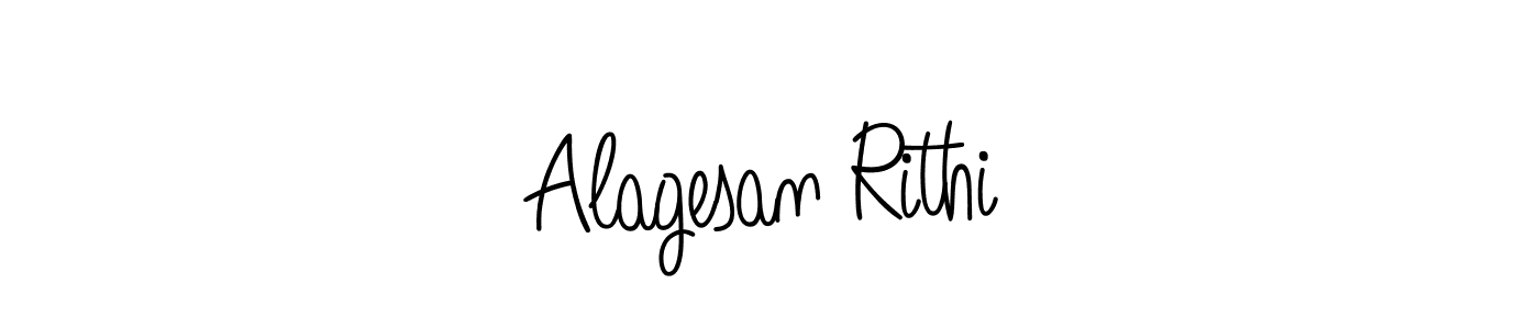 Design your own signature with our free online signature maker. With this signature software, you can create a handwritten (Angelique-Rose-font-FFP) signature for name Alagesan Rithi. Alagesan Rithi signature style 5 images and pictures png