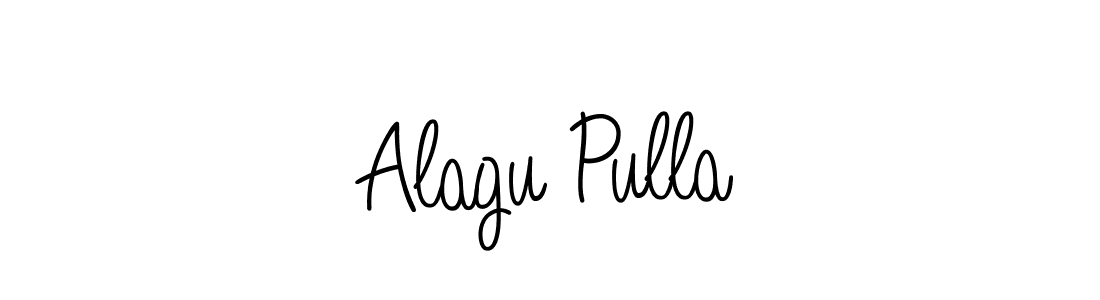 Make a beautiful signature design for name Alagu Pulla. With this signature (Angelique-Rose-font-FFP) style, you can create a handwritten signature for free. Alagu Pulla signature style 5 images and pictures png