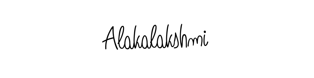 You should practise on your own different ways (Angelique-Rose-font-FFP) to write your name (Alakalakshmi) in signature. don't let someone else do it for you. Alakalakshmi signature style 5 images and pictures png