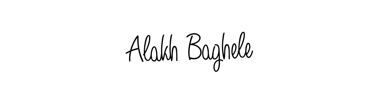 Create a beautiful signature design for name Alakh Baghele. With this signature (Angelique-Rose-font-FFP) fonts, you can make a handwritten signature for free. Alakh Baghele signature style 5 images and pictures png