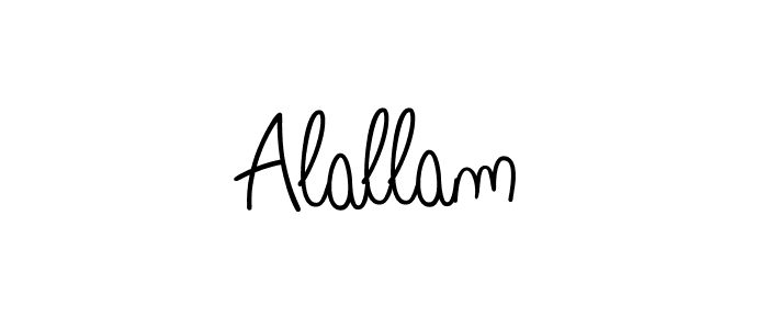 Alallam stylish signature style. Best Handwritten Sign (Angelique-Rose-font-FFP) for my name. Handwritten Signature Collection Ideas for my name Alallam. Alallam signature style 5 images and pictures png