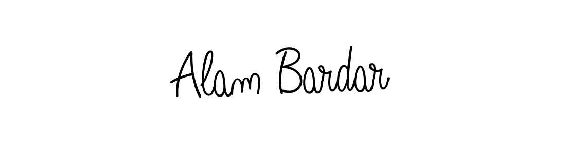 How to Draw Alam Bardar signature style? Angelique-Rose-font-FFP is a latest design signature styles for name Alam Bardar. Alam Bardar signature style 5 images and pictures png