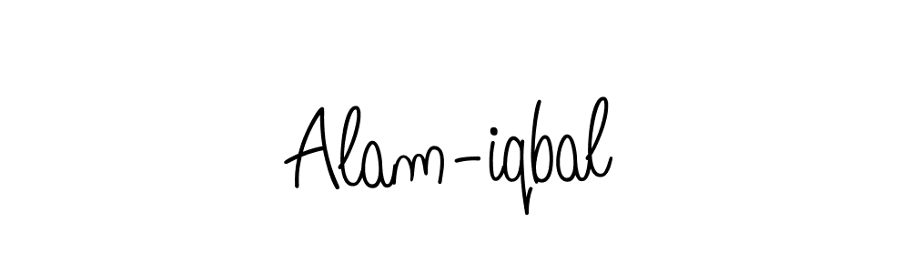 Design your own signature with our free online signature maker. With this signature software, you can create a handwritten (Angelique-Rose-font-FFP) signature for name Alam-iqbal. Alam-iqbal signature style 5 images and pictures png