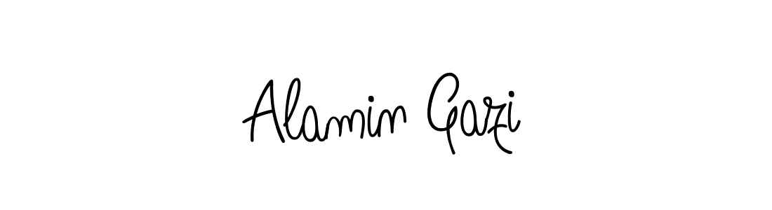 How to Draw Alamin Gazi signature style? Angelique-Rose-font-FFP is a latest design signature styles for name Alamin Gazi. Alamin Gazi signature style 5 images and pictures png