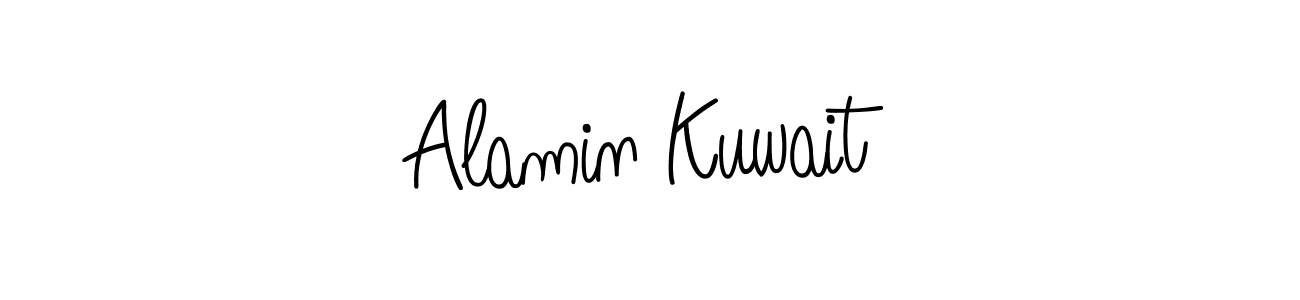 Similarly Angelique-Rose-font-FFP is the best handwritten signature design. Signature creator online .You can use it as an online autograph creator for name Alamin Kuwait. Alamin Kuwait signature style 5 images and pictures png