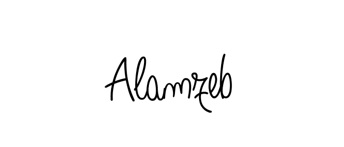 Once you've used our free online signature maker to create your best signature Angelique-Rose-font-FFP style, it's time to enjoy all of the benefits that Alamzeb name signing documents. Alamzeb signature style 5 images and pictures png