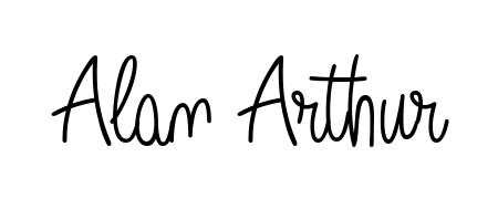 A modern signature idea for name Alan Arthur using Angelique-Rose-font-FFP font. Clean strokes and elegant curves make it stand out instantly. Alan Arthur signature style 5 images and pictures png