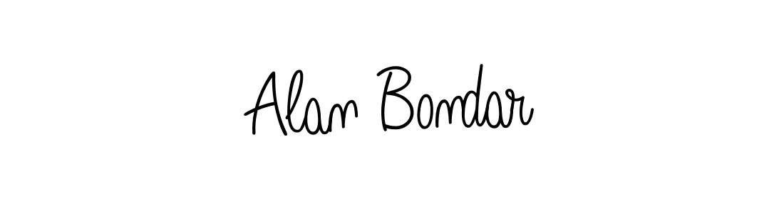 Make a beautiful signature design for name Alan Bondar. Use this online signature maker to create a handwritten signature for free. Alan Bondar signature style 5 images and pictures png