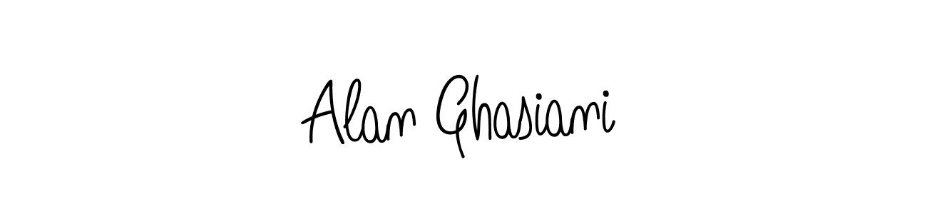 Make a beautiful signature design for name Alan Ghasiani. With this signature (Angelique-Rose-font-FFP) style, you can create a handwritten signature for free. Alan Ghasiani signature style 5 images and pictures png