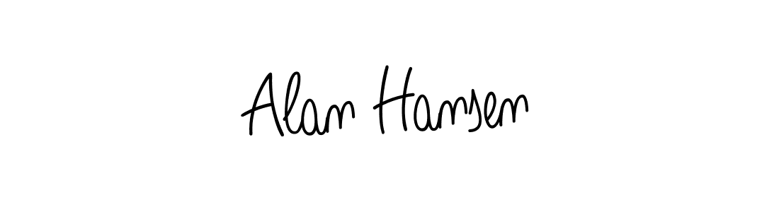 Alan Hansen stylish signature style. Best Handwritten Sign (Angelique-Rose-font-FFP) for my name. Handwritten Signature Collection Ideas for my name Alan Hansen. Alan Hansen signature style 5 images and pictures png