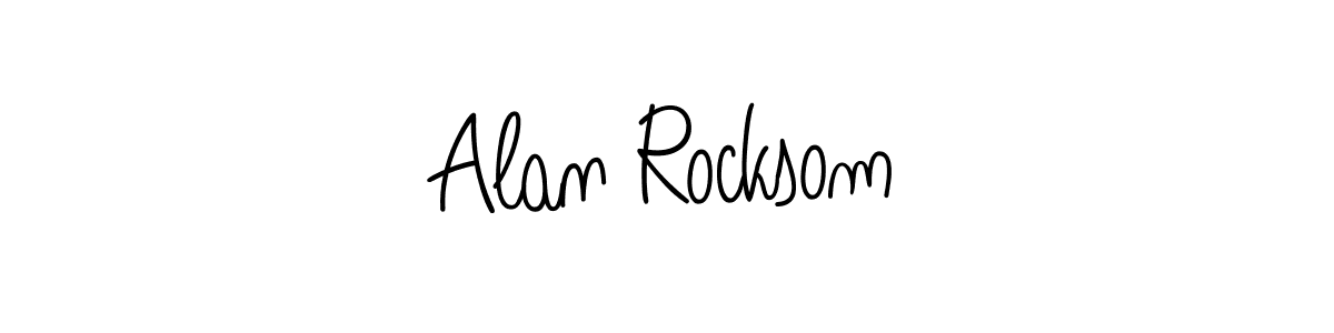 Make a beautiful signature design for name Alan Rocksom. Use this online signature maker to create a handwritten signature for free. Alan Rocksom signature style 5 images and pictures png