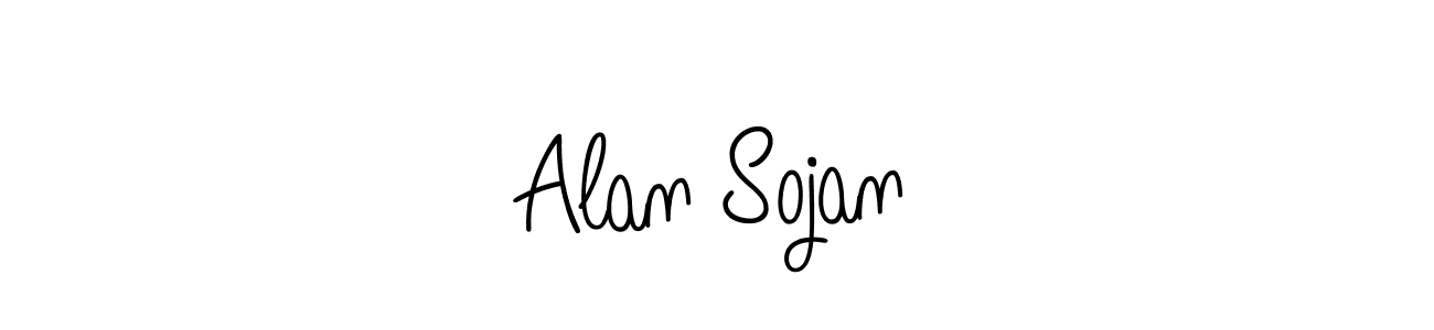 How to Draw Alan Sojan⭐ signature style? Angelique-Rose-font-FFP is a latest design signature styles for name Alan Sojan⭐. Alan Sojan⭐ signature style 5 images and pictures png