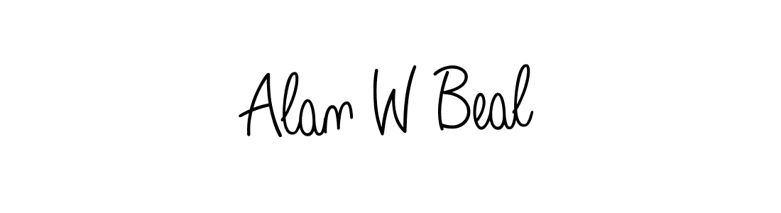 It looks lik you need a new signature style for name Alan W Beal. Design unique handwritten (Angelique-Rose-font-FFP) signature with our free signature maker in just a few clicks. Alan W Beal signature style 5 images and pictures png