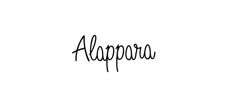 How to Draw Alappara signature style? Angelique-Rose-font-FFP is a latest design signature styles for name Alappara. Alappara signature style 5 images and pictures png