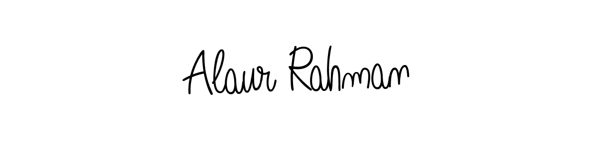 Make a beautiful signature design for name Alaur Rahman. With this signature (Angelique-Rose-font-FFP) style, you can create a handwritten signature for free. Alaur Rahman signature style 5 images and pictures png