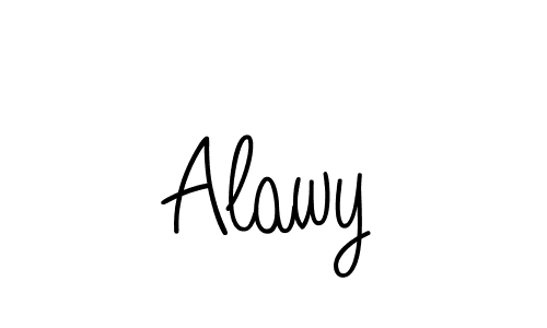 How to Draw Alawy signature style? Angelique-Rose-font-FFP is a latest design signature styles for name Alawy. Alawy signature style 5 images and pictures png