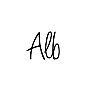 Make a beautiful signature design for name Alb. Use this online signature maker to create a handwritten signature for free. Alb signature style 5 images and pictures png