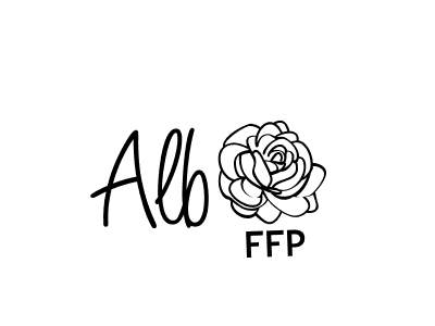 Design your own signature with our free online signature maker. With this signature software, you can create a handwritten (Angelique-Rose-font-FFP) signature for name Alb3. Alb3 signature style 5 images and pictures png