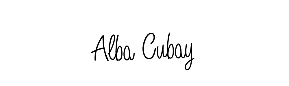 Create a beautiful signature design for name Alba Cubay. With this signature (Angelique-Rose-font-FFP) fonts, you can make a handwritten signature for free. Alba Cubay signature style 5 images and pictures png