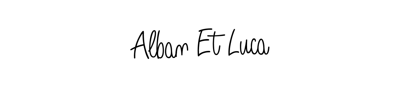 Once you've used our free online signature maker to create your best signature Angelique-Rose-font-FFP style, it's time to enjoy all of the benefits that Alban Et Luca name signing documents. Alban Et Luca signature style 5 images and pictures png