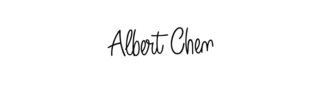 The best way (Angelique-Rose-font-FFP) to make a short signature is to pick only two or three words in your name. The name Albert Chen include a total of six letters. For converting this name. Albert Chen signature style 5 images and pictures png