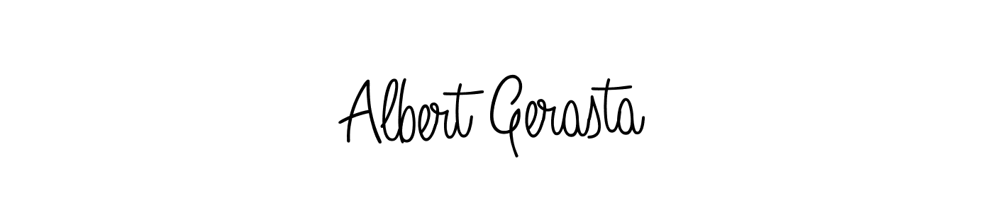 Design your own signature with our free online signature maker. With this signature software, you can create a handwritten (Angelique-Rose-font-FFP) signature for name Albert Gerasta. Albert Gerasta signature style 5 images and pictures png