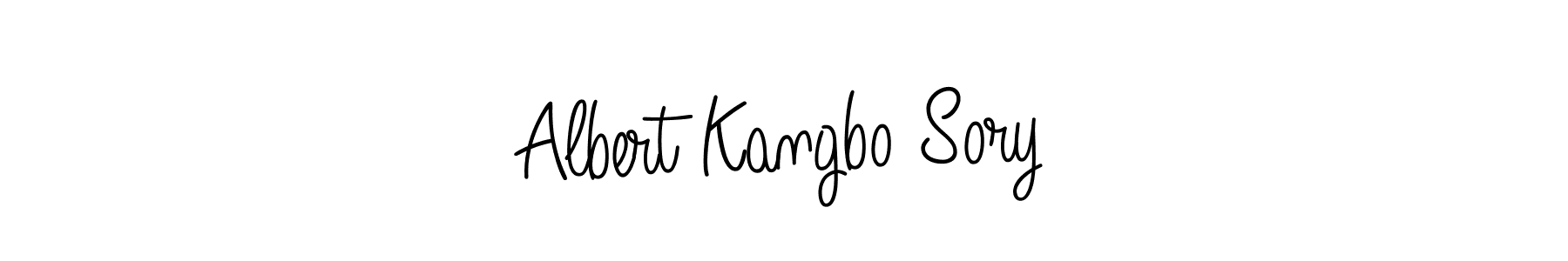 Make a beautiful signature design for name Albert Kangbo Sory. With this signature (Angelique-Rose-font-FFP) style, you can create a handwritten signature for free. Albert Kangbo Sory signature style 5 images and pictures png