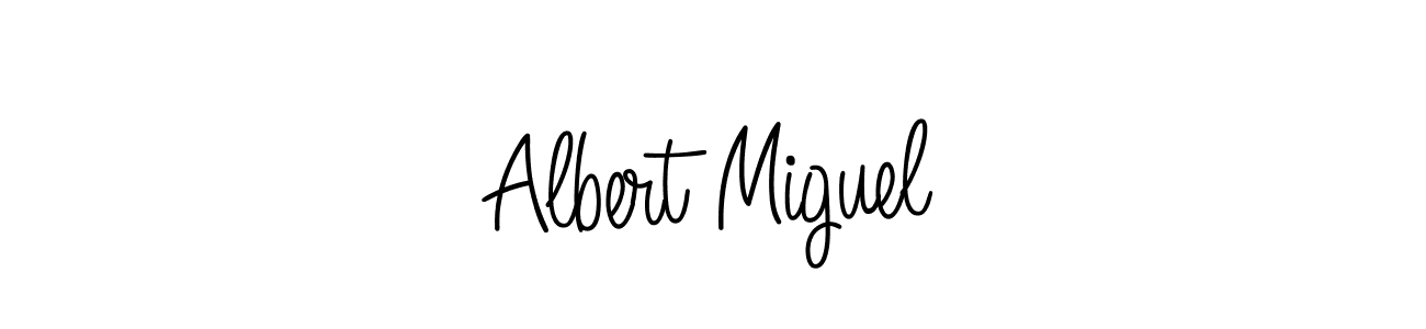 Make a beautiful signature design for name Albert Miguel. Use this online signature maker to create a handwritten signature for free. Albert Miguel signature style 5 images and pictures png