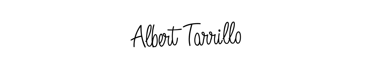 You should practise on your own different ways (Angelique-Rose-font-FFP) to write your name (Albert Tarrillo) in signature. don't let someone else do it for you. Albert Tarrillo signature style 5 images and pictures png