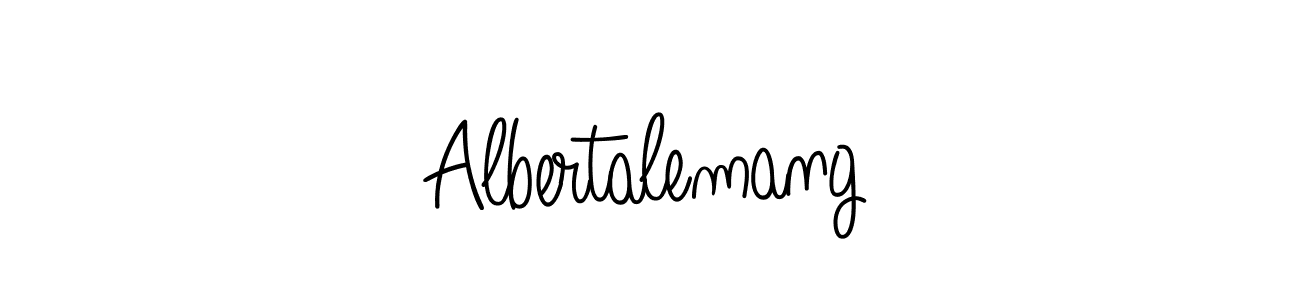 Angelique-Rose-font-FFP is a professional signature style that is perfect for those who want to add a touch of class to their signature. It is also a great choice for those who want to make their signature more unique. Get Albertalemang name to fancy signature for free. Albertalemang signature style 5 images and pictures png