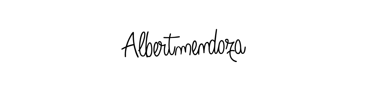 Design your own signature with our free online signature maker. With this signature software, you can create a handwritten (Angelique-Rose-font-FFP) signature for name Albertmendoza. Albertmendoza signature style 5 images and pictures png