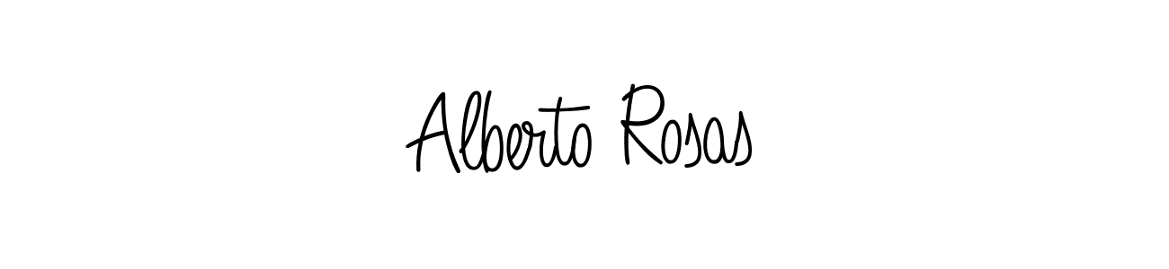 Create a beautiful signature design for name Alberto Rosas. With this signature (Angelique-Rose-font-FFP) fonts, you can make a handwritten signature for free. Alberto Rosas signature style 5 images and pictures png