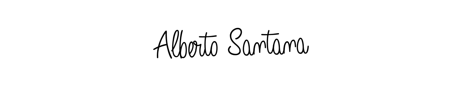 How to make Alberto Santana signature? Angelique-Rose-font-FFP is a professional autograph style. Create handwritten signature for Alberto Santana name. Alberto Santana signature style 5 images and pictures png