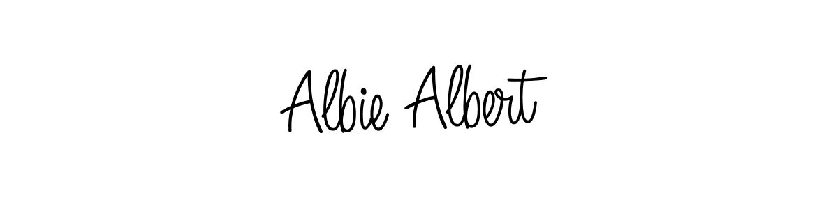 How to make Albie Albert signature? Angelique-Rose-font-FFP is a professional autograph style. Create handwritten signature for Albie Albert name. Albie Albert signature style 5 images and pictures png