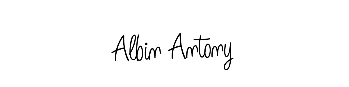 Create a beautiful signature design for name Albin Antony. With this signature (Angelique-Rose-font-FFP) fonts, you can make a handwritten signature for free. Albin Antony signature style 5 images and pictures png