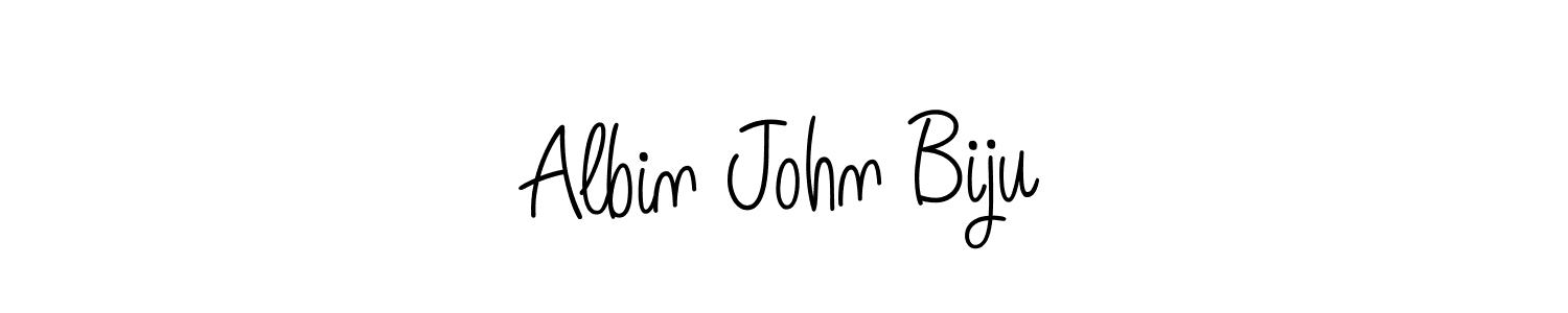 Best and Professional Signature Style for Albin John Biju. Angelique-Rose-font-FFP Best Signature Style Collection. Albin John Biju signature style 5 images and pictures png