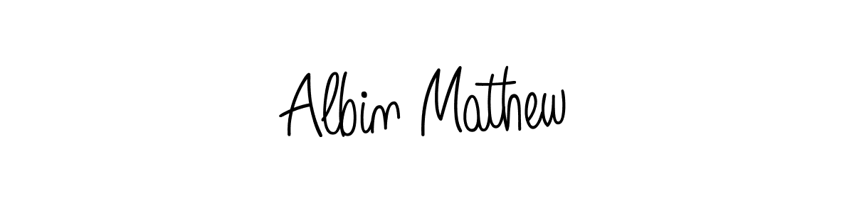 Create a beautiful signature design for name Albin Mathew. With this signature (Angelique-Rose-font-FFP) fonts, you can make a handwritten signature for free. Albin Mathew signature style 5 images and pictures png